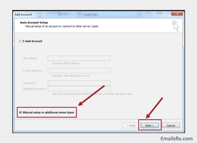 comcast email settings for windows live mail 2012