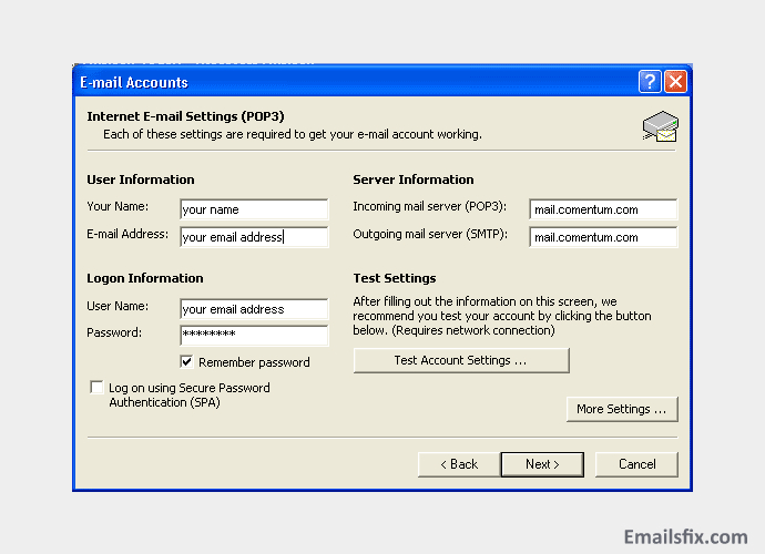 0x800ccc0f outlook 2007