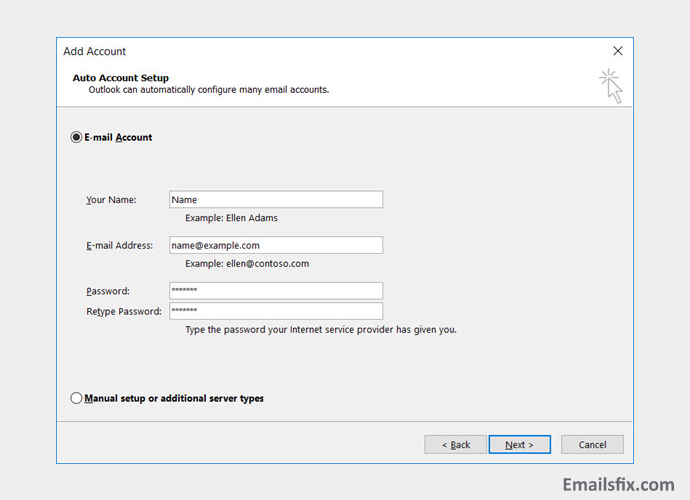 godaddy imap settings for outlook