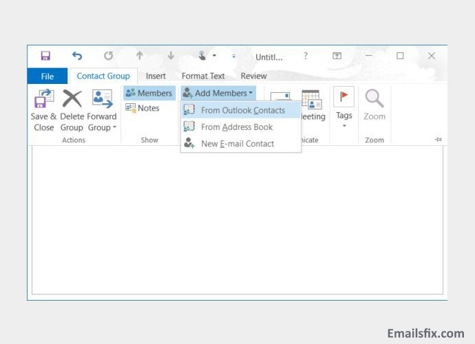 create group in outlook 365