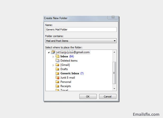 Mail and post items-How to create a rule in Outlook 2010 for Emails