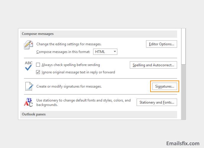 how to add signature in outlook 2018