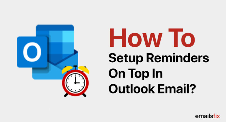 How To Set Up A Reminder In Outlook 2013 & 2016 Calendar - Emailsfix