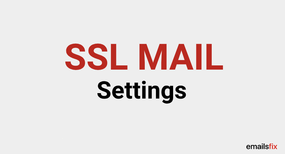 SSL MAIL Settings