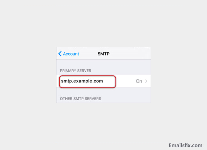 SMTP - xplornet email settings for iphone